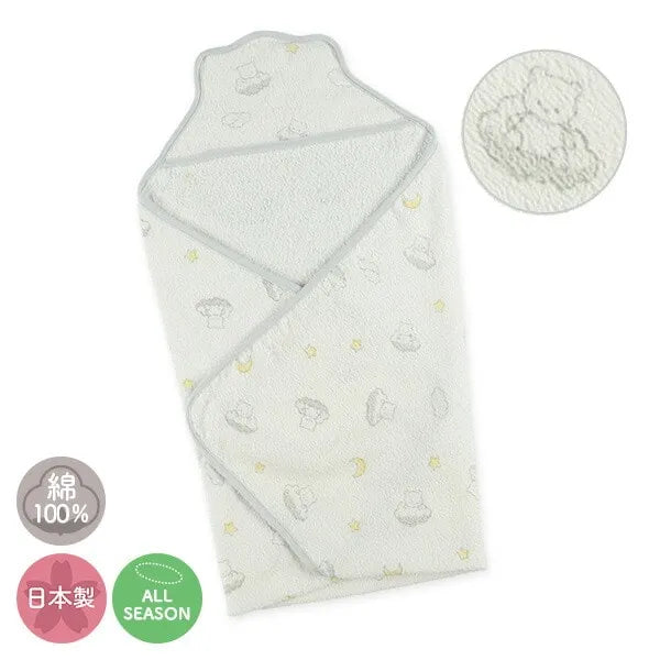 日本制嬰兒純綿方形包巾